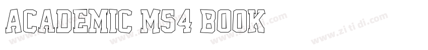 Academic M54 Book字体转换
